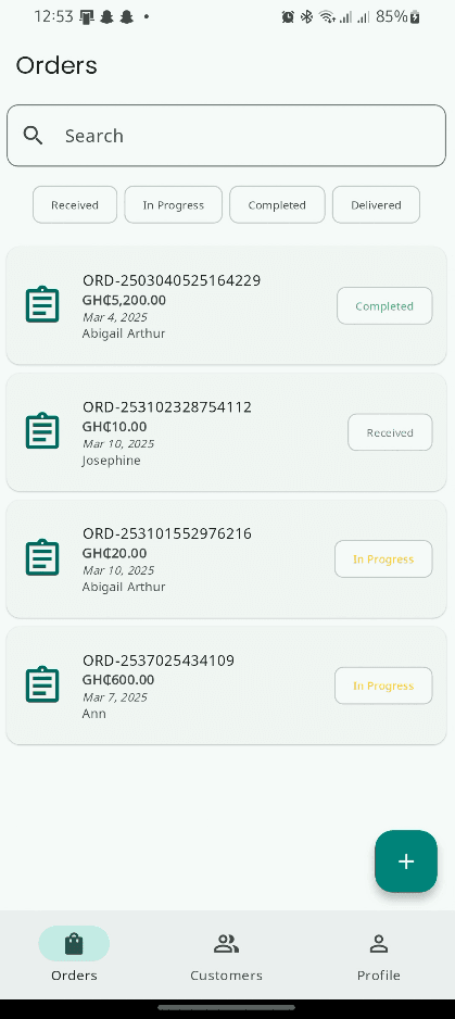 Order Management