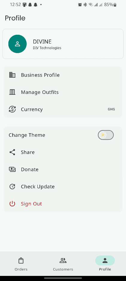 Profile Management